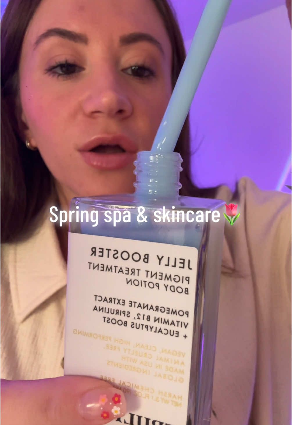 Spring spa and skincare🌸 #asmr #asmrsounds #asmrvideo #asmrskincare #asmrroleplay #fyp 