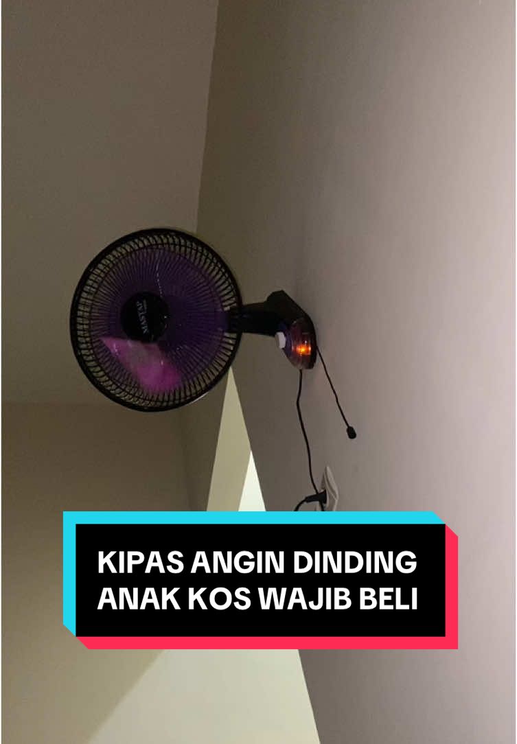 KIPAS ANGIN DINDING BY MASTAP  Anak kos come here !!!!!! #fyp #kipasangindinding #kipasanginmastap #kipasanginmurah 