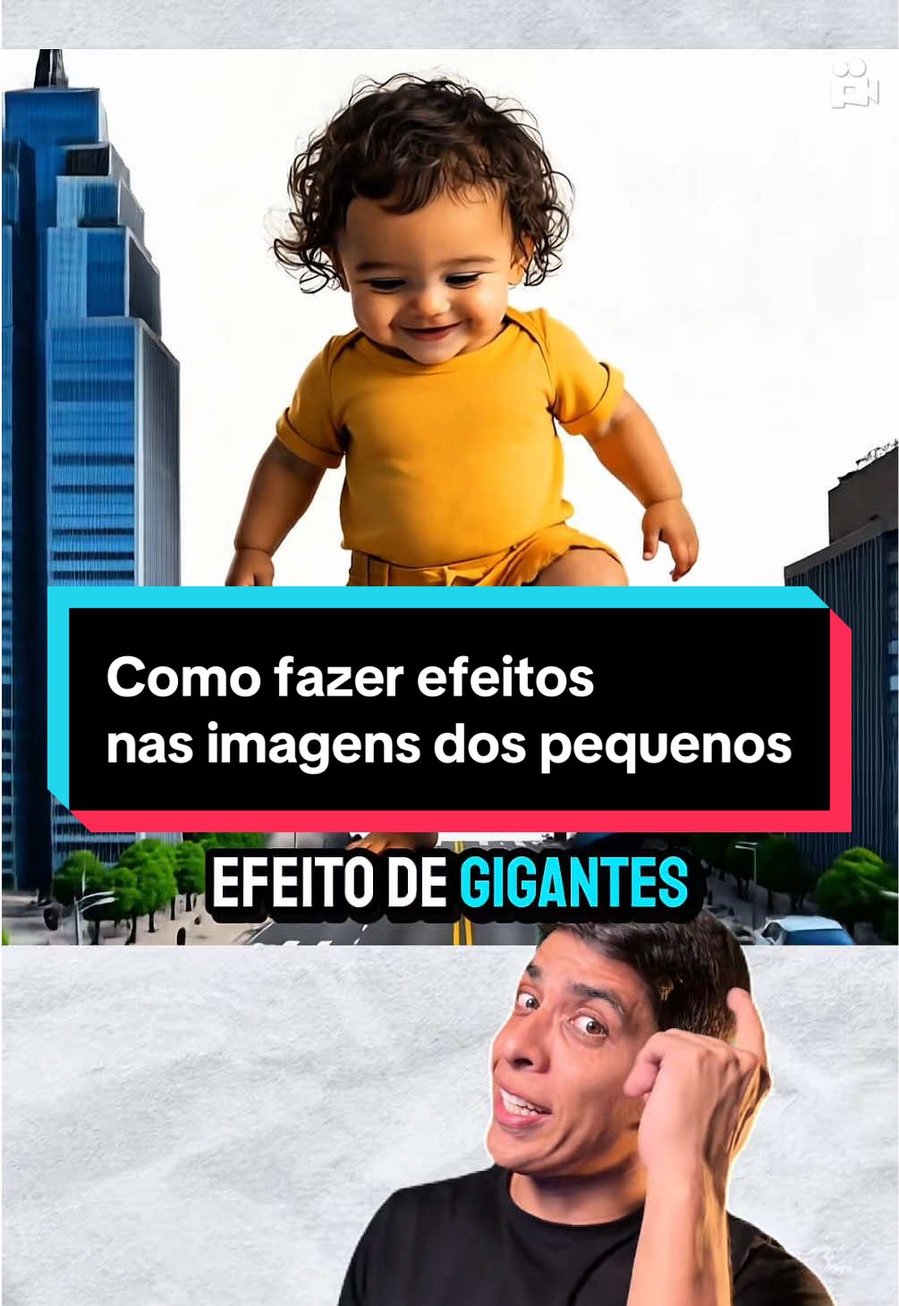 👶✨ Quer criar esse efeito de gigante fofinho usando as fotos dos seus pequenos — e o melhor, de graça? É super fácil! Você pode usar a IA da Pixverse direto pelo site pixverse.ai ou baixando o app no seu celular. 1️⃣ Abra o Pixverse e clique para adicionar a imagem que você quer transformar. 2️⃣ Depois, selecione o efeito “Gigante Fofinho”. 3️⃣ Clique em Criar e pronto! Em segundos você vai ter um vídeo incrível igual a esse. Agora é só baixar e usar como quiser! Segue e compartilha pra mais conteúdos assim!