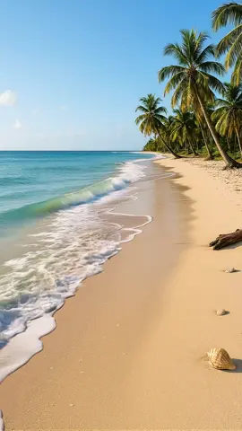 Tropical paradise beach - Live wallpaper. #ai, #landscape, #landscapephotography, #aiart, #aiartcommunity, #aiartwork, #digitalart, #beachvibes, #midjourney, #midjourneyart, #skyart, #minimalistart, #cozyart, #beach  #CinematicLandscapes, #MovingScenery, #NatureInMotion, #ScenicJourney, #VisualEscape