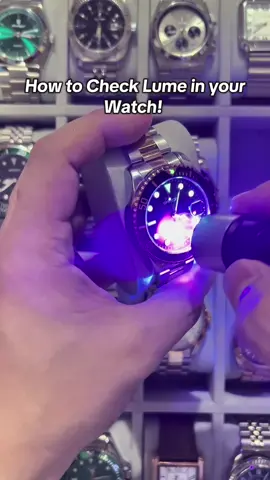 How to check the Lume in your watch? #light #uvlight #flashlight #uvflashlight #fyp 