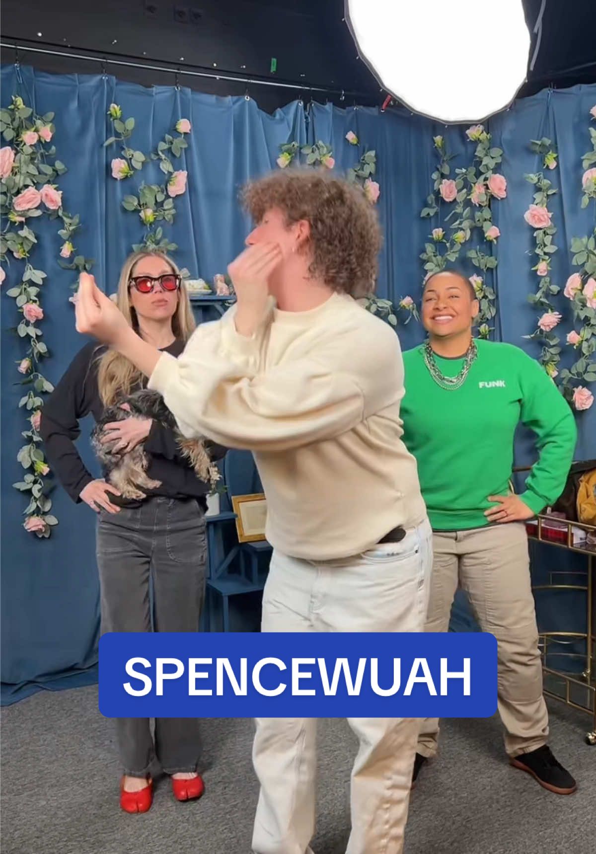 unexpected trio that you didn’t know you needed 🙏🤍 @spencer 💅 @ravensymone @miranda v. pm #sayalittleprayer #lipsync #trendingsound #spencewuah #mirandamaday #ravensymone 