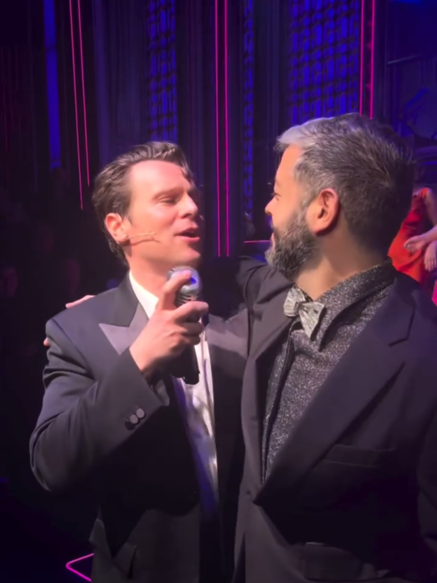 imagine dancing with him like that?🩵 #jonathangroff #justintime #bobbydarin #musicals #broadway