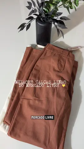 @Mercado Livre #QuartaComEstiloNoMeli #achados #achadinhos #achadinhosmercadolivre #roupasfemininas #acheinomercadolivre #calça #wideleg #linho #roupas #roupasfemininas #comprasonline #comprinhas ID: LARAFA-V2YM  LARAFA-S6HJ  💛