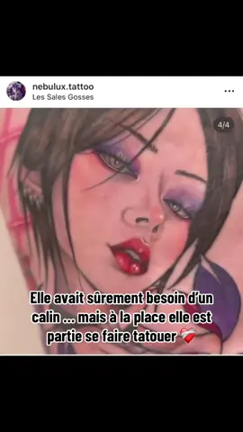 On évacue la douleur intérieure par une douleur extérieure ❤️‍🩹 #tattoo #trend  