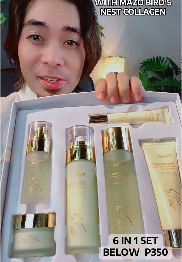 My first impression for this Mazo 6 in 1 Collagen Protein Peptide is superb packaging. Wow! #mazo #mazocollagenset #skincareset #collagenskincare #birdsnest #skinwhitening #acne #melasma #pimples #toner #facialwash #cream