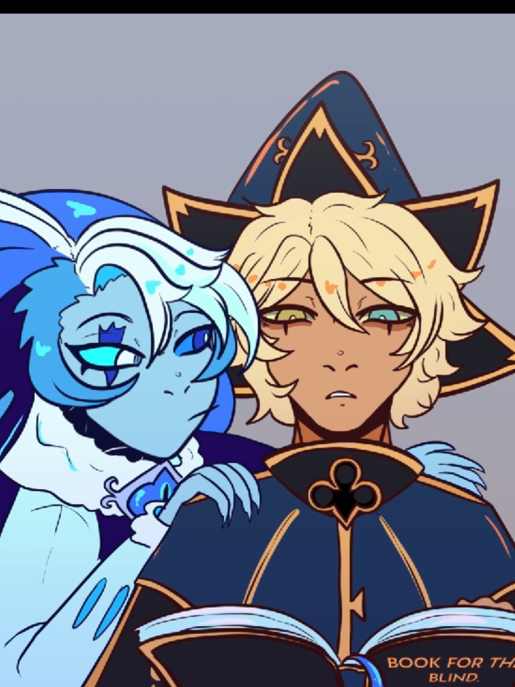 Replying to @sheynlitt I promised, so catch it! Food xD/jk Yes, the book is written in braille.  #shadowvanilla #shadowmilkcookie #purevanillacookie #crk #cookierunkingdom #animation #kiss #crkfanart #fyp #hehe 