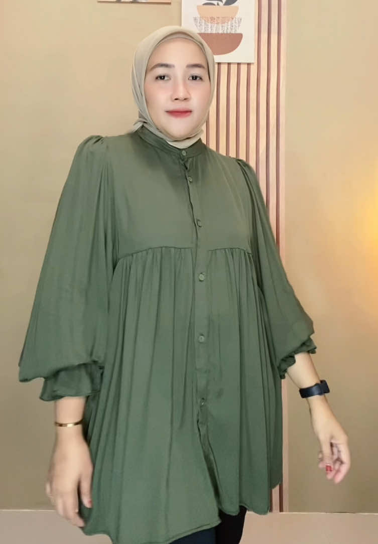 WARNA ARMY NYA CANTIK BANGET READY NIH #blousekekinian #blousewanita #fyp 