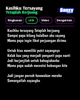 kasihku tersayang tetaplah berjuang🎶🎧🥀🥀#laguviral #liriklaguviral #liriksondterbarufyp #fyp