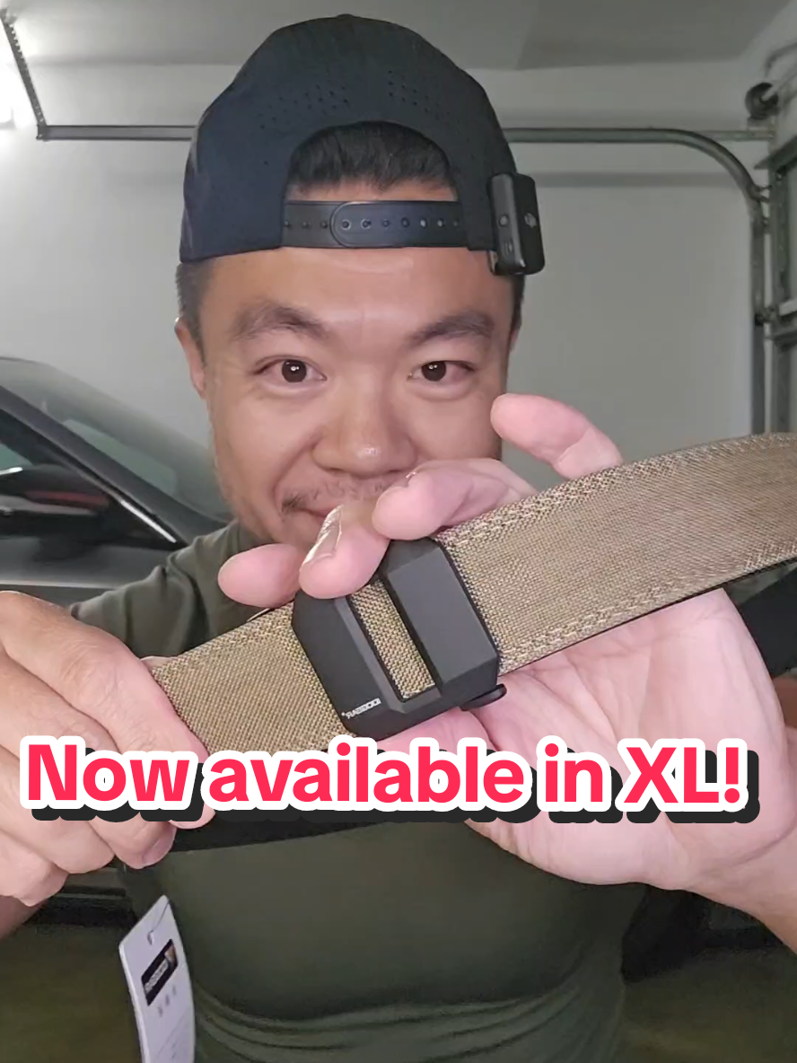 Replying to @idogear_sportshe 3430 tactical belt now comes in XL!  #tactical #tacticalgear #belt #idogear #TikTokShop #tiktokmademebuyit #everydaycarry #edc 