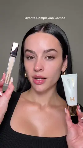 The best glowy, natural, and radiant complexion combo ✨ I use Veil Skin Tint in shade 7 and Vanish Airbrush Concealer in shade Sepia 💗@Hourglass Cosmetics #hourglasspartner
