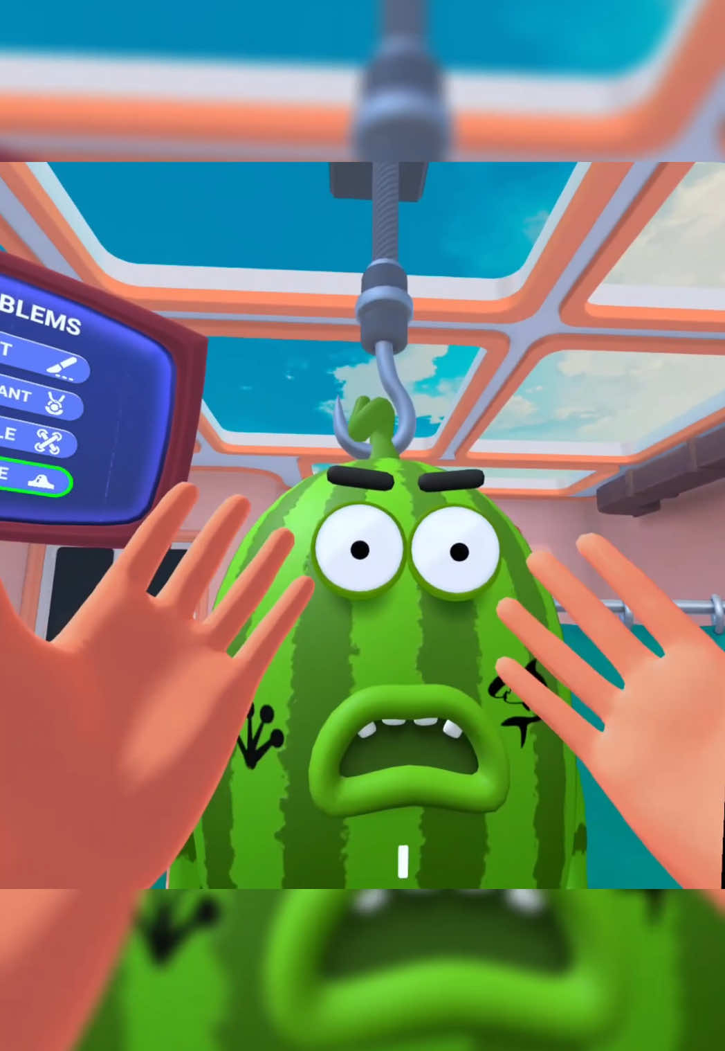 Mira nomas llegó SANDÍA JR 🥹.  #oculusquest2 #vr 