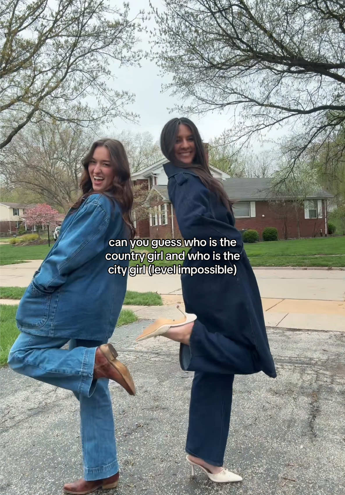 I know we both live in the suburbs but you get the point lol 🩶 @courtneyscreek 