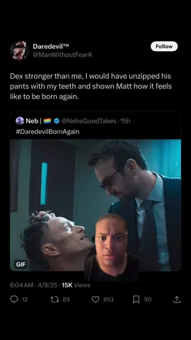 Some of these Daredevil fans are on that shit I swear🤣 #daredevilbornagain #mattmurdock #daredevil #marvel #disneyplus #funny #hilarious #weird #greenscreen 