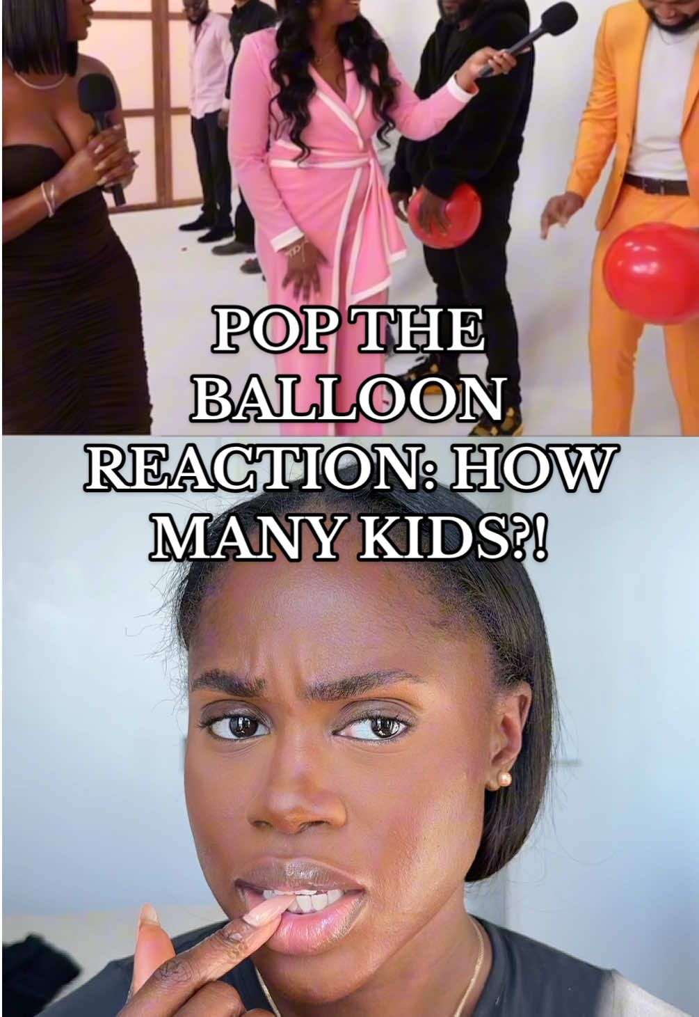 Honestly I didn’t hear a word he said after he said what he said #poptheballoon #poptheballoonorfindlove 