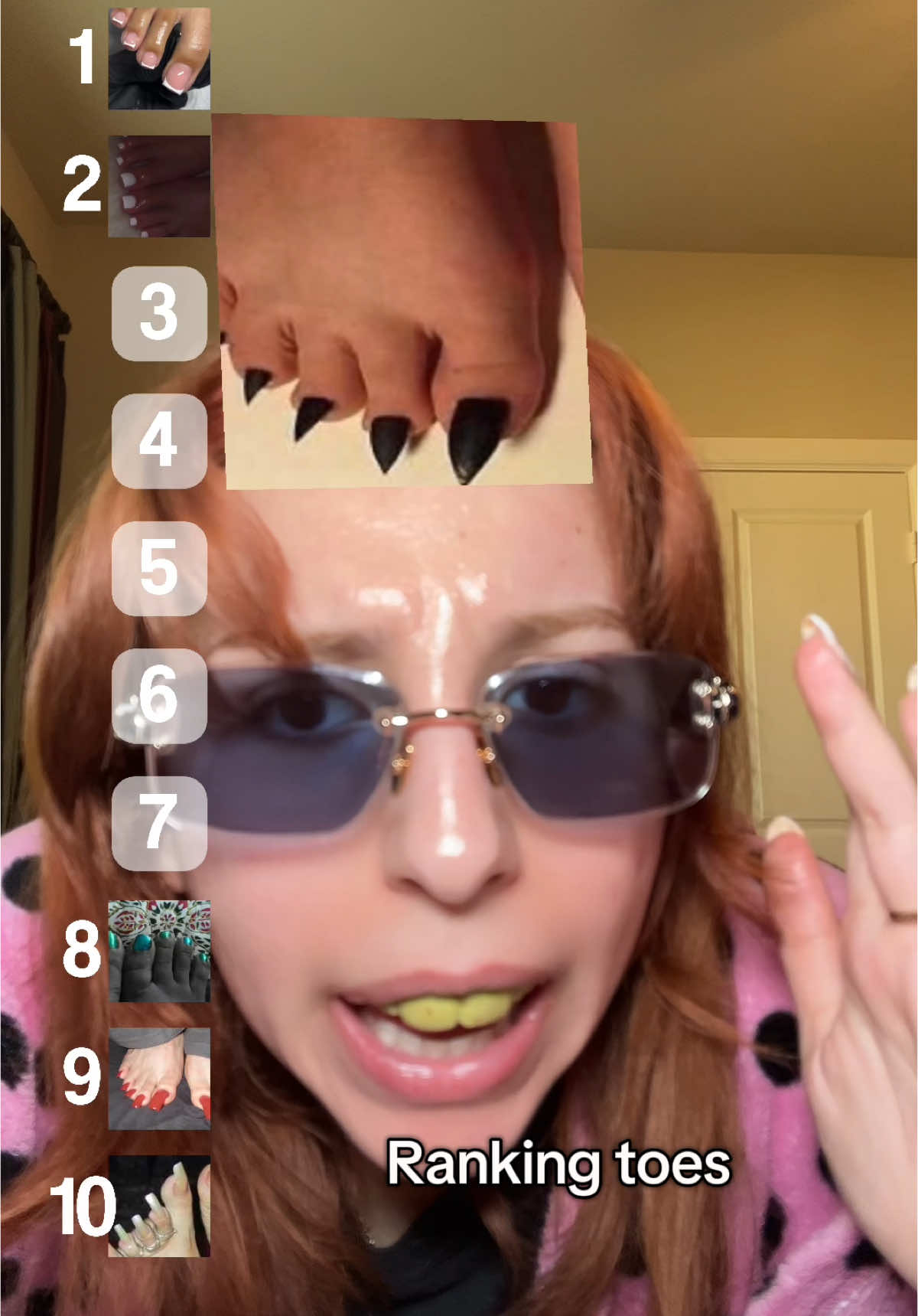 Ranking toes #toes #toe #nail #nails #viral #fyp #foryou