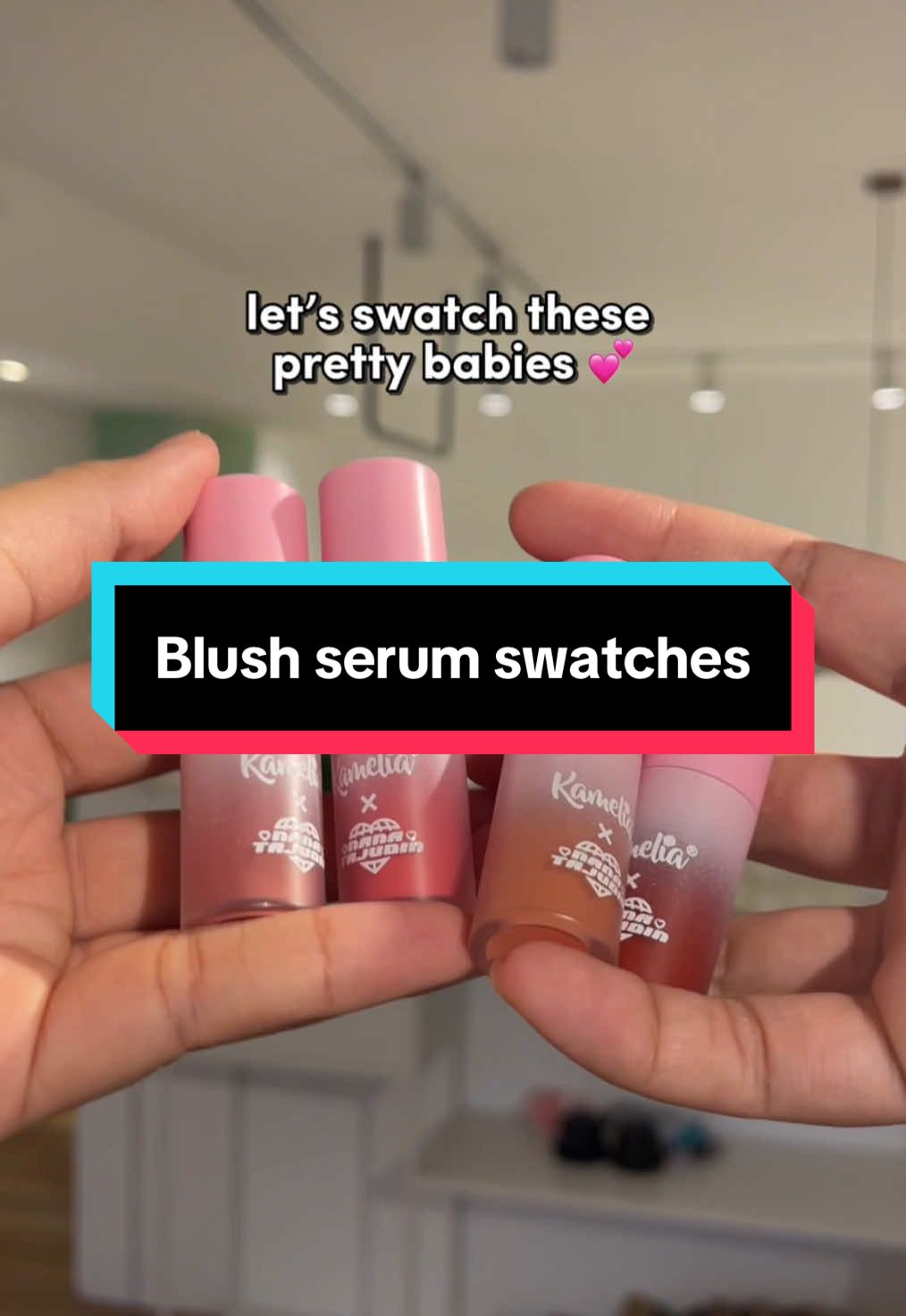 this is a reminder to spoil yourself and grab your favorite Blush Serum today because you deserve it 🫶🏻 #kameliacosmetics #kameliablushserum #blushserum #makeuptok #kameliaserumblush #drippinglow💫 