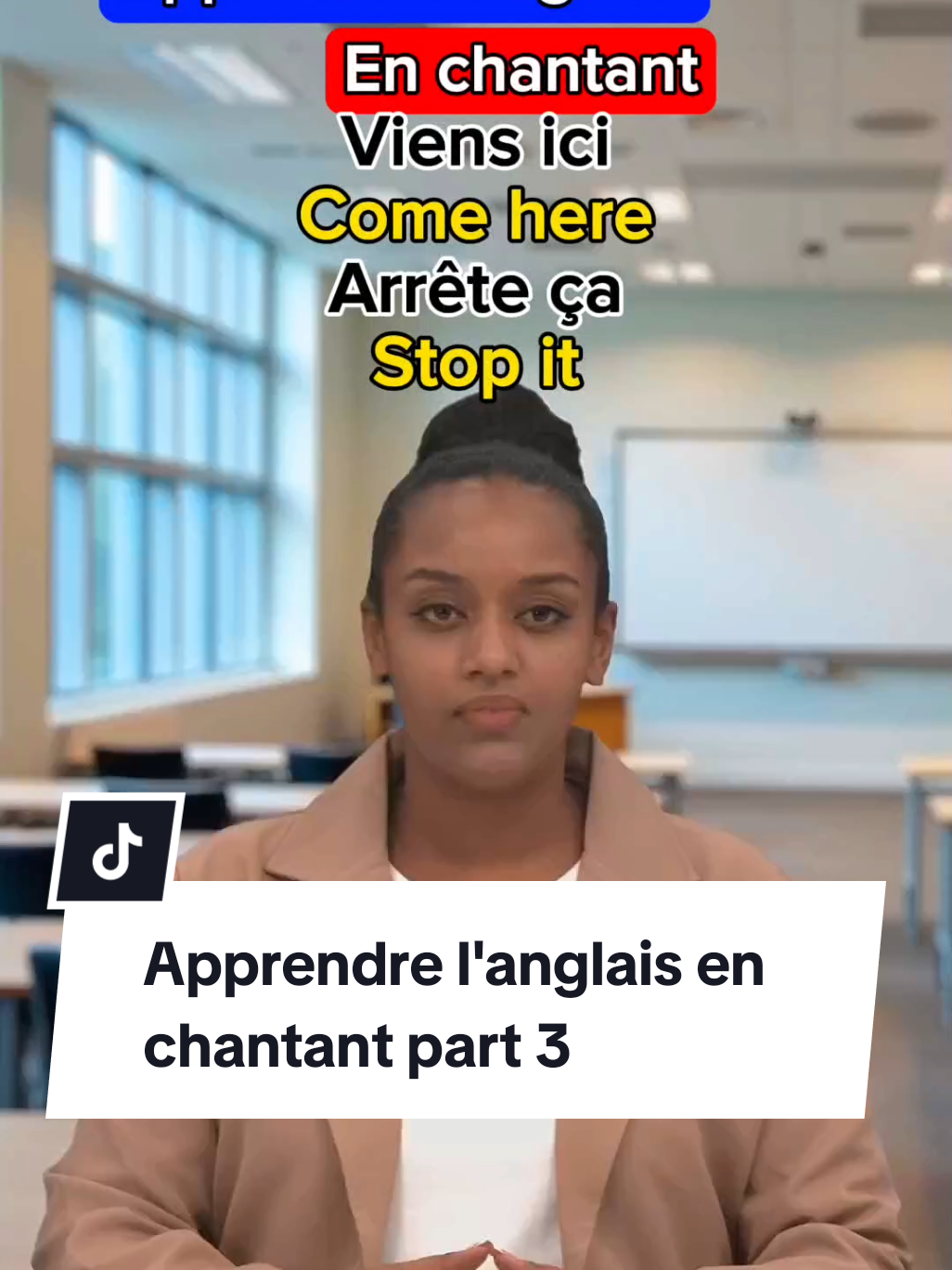Apprendre l'anglais en chantant  avec teacher zala #apprendreanglais #anglais #learnenglish