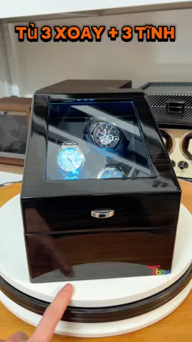 Tủ 3 xoay + 3 Tĩnh . Hộp xoay đồng hồ cơ#xuhuongtiktok #xuhuong #hopdungdongho #hopxoaydongho #CapCut 