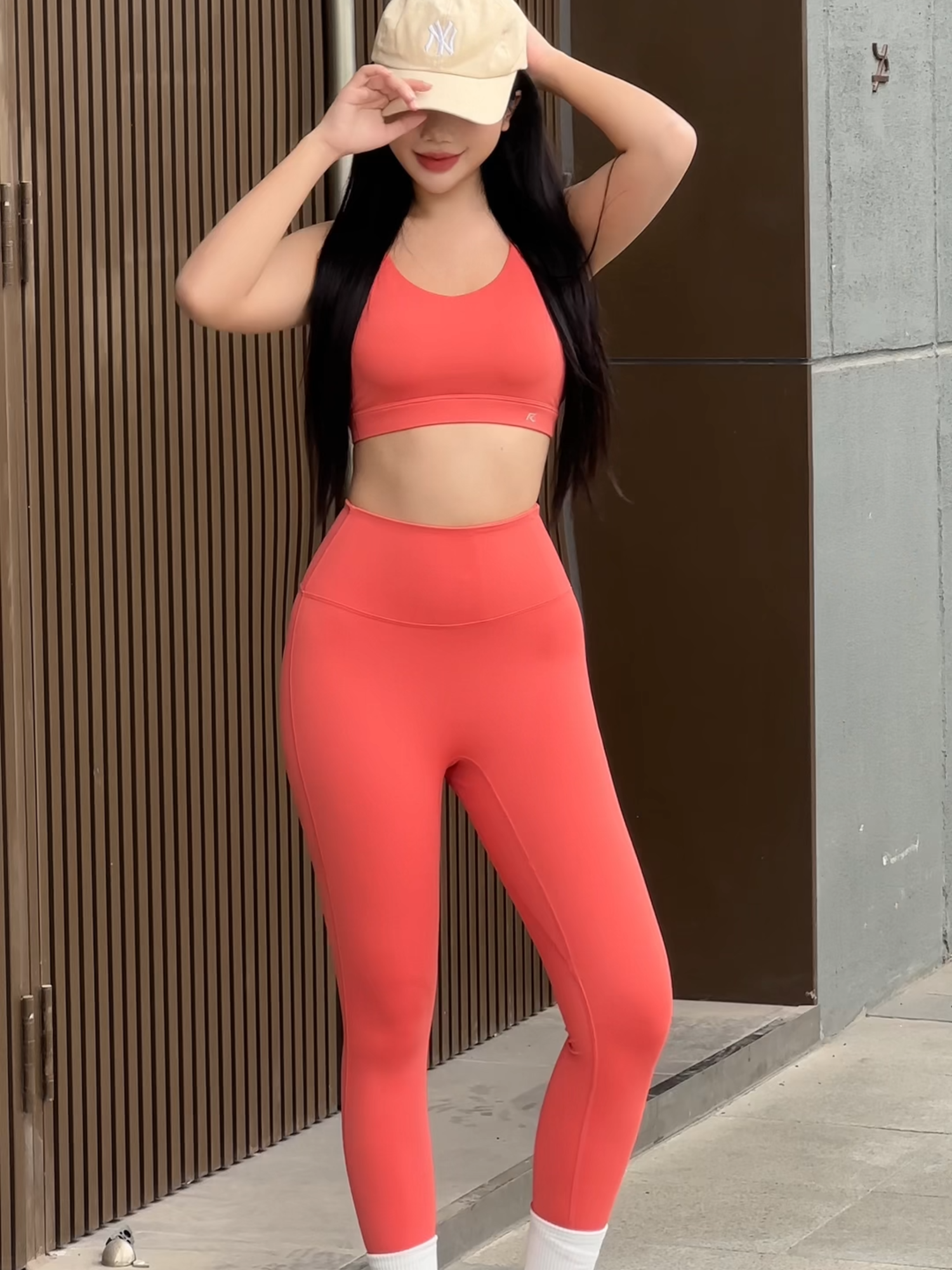 Max xinh với set đồ tập công nghệ Laser cut #runnavy #dotapgym #dotapyoga