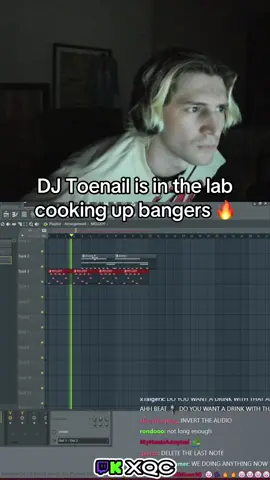 DJ Toenail dropped another disaster 💀 #xqc #djtoenail #flstudio #beats #producer #fyp #trending #fails 