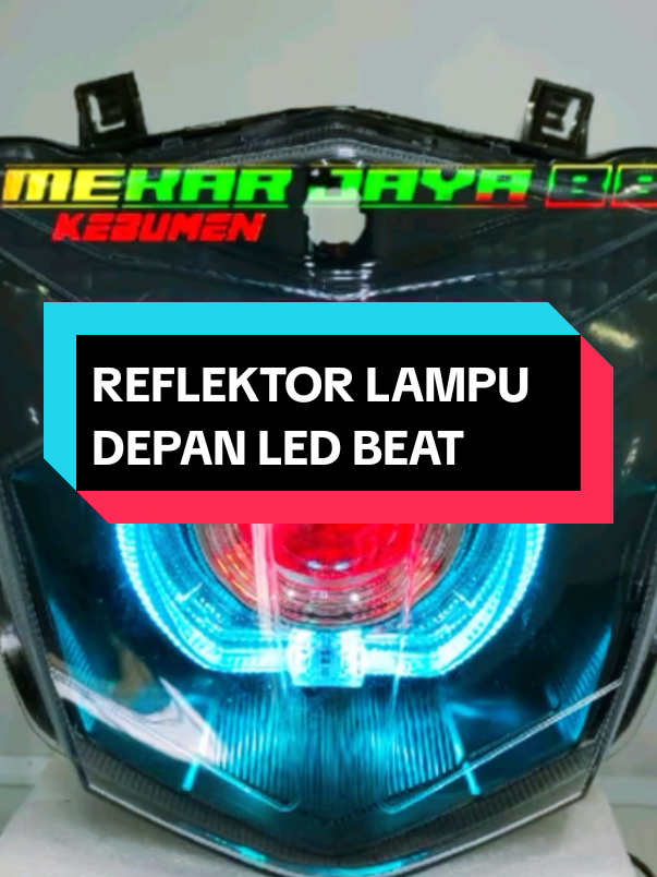 REFLEKTOR LAMPU DEPAN LED BEAT ESP BEAT STREET BEAT 2016 SAMPAI 2019#biled #biledprojector #daymaker 