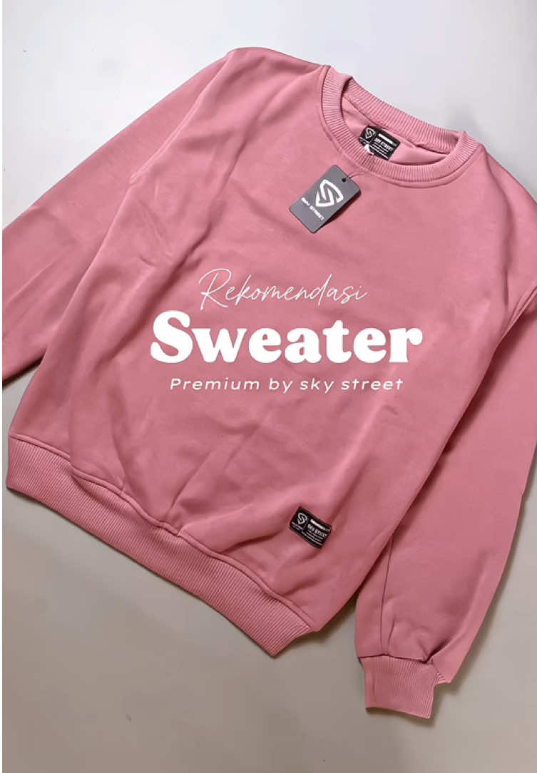Senyaman itu dipakenya🤍 bahannya lembut dan tebal✨ #sweater #sweatermurah #sweaterstyle #sweaterwanita #sweaterpria #sweatercrewneck #skystreet 