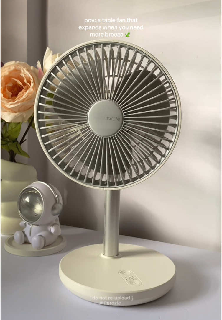 8000 mAh expandable portable fan #fyp #jisulife #jisulifeportablefan #jisulifeportableminifan #jisulifeexpandablefan 