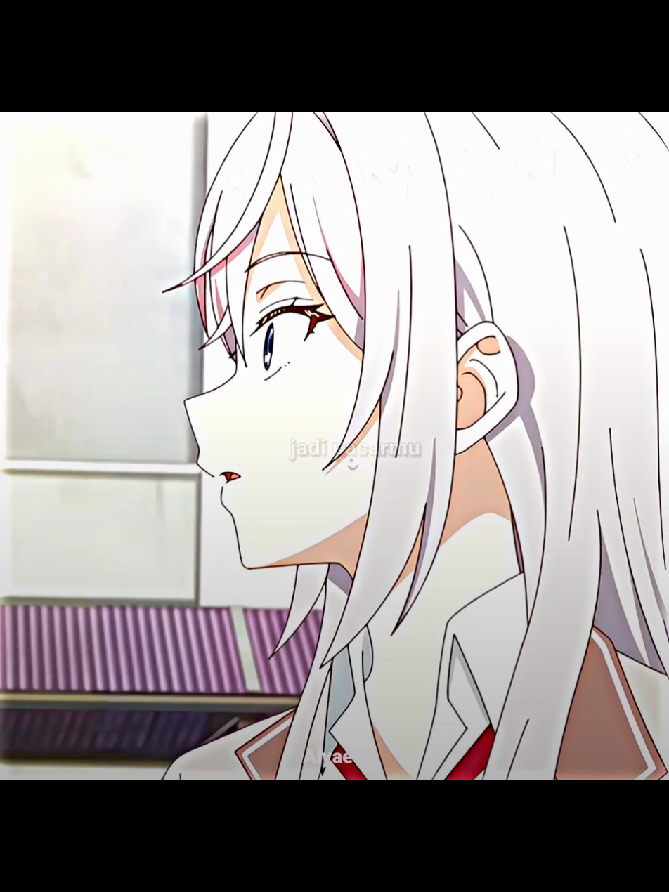 Song for Alya 🤍✨️🎵  #liriklagu #lirik #anime #storyanime #alisamikhailovnakujou #alya #tokidokibosottoroshiagodedere #roshidere #alyaedit5 #takanashikujou #fyp 