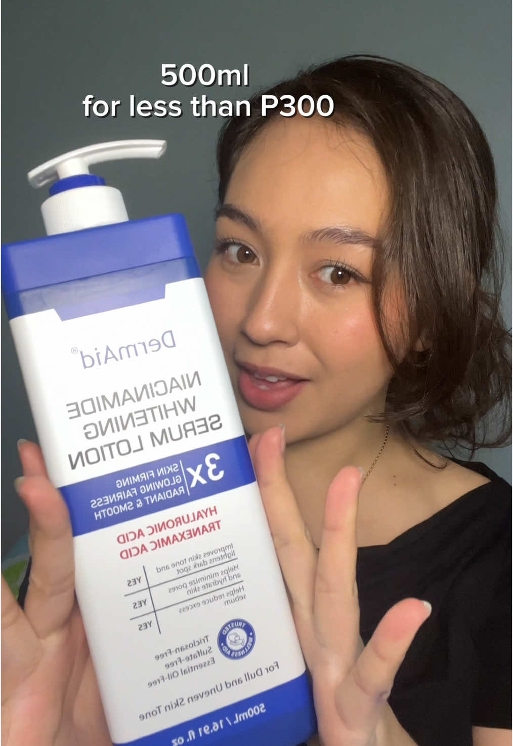 Affordable lotion from @Dermaid Ph 🥰❤️#DermAidPh #SimplyWorksSimplyDermAid #DermAidLotion #DermAidNiacinamideWhiteningSerumLotion 