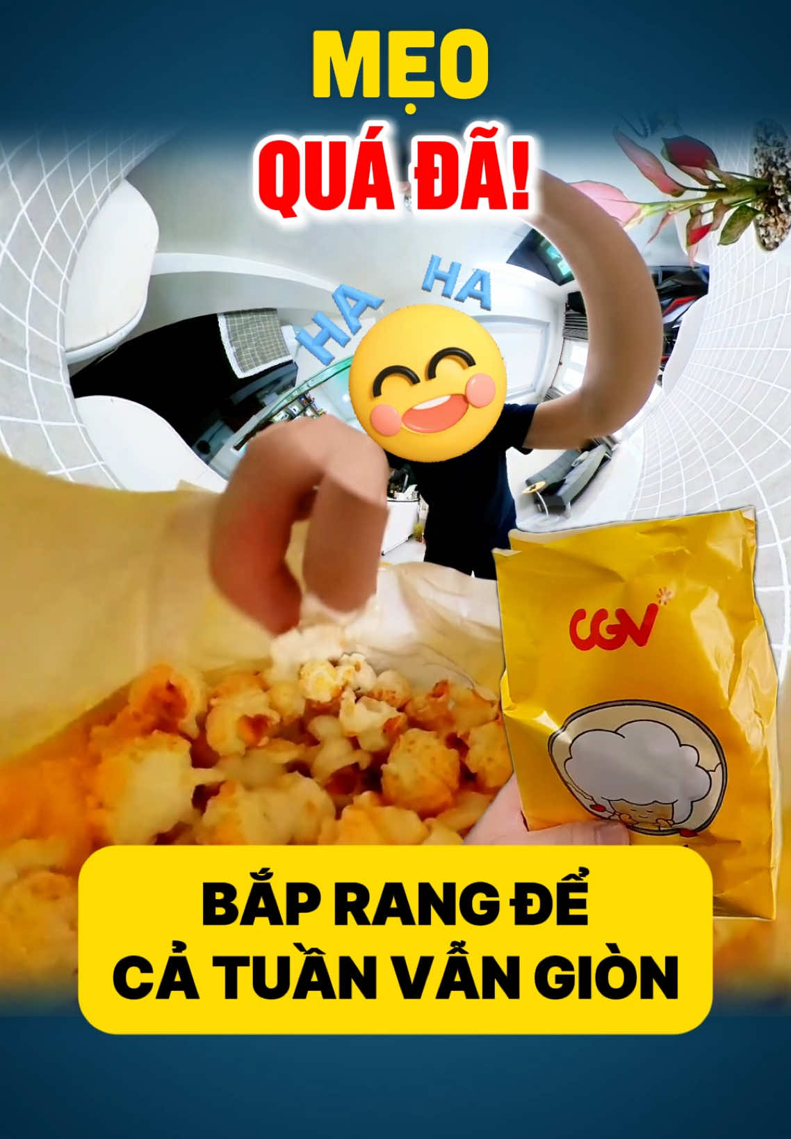 #mẹovặt 732 | Bắp Rang Bơ Để Cả Tuần Vẫn Giòn Rụm Không Bị Mềm Với Mẹo Vặt Đơn Giản #baprangbo #mẹo 