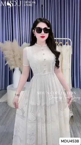 MDU4538 - Người đẹp nào đang tìm kiếm cho mình một thiết kế có thể diện khắp muôn nơi #váyxinh #vairalvideo #váyxinhmdu #đầm_xinh #sangtrọng #MDU #mdufashion 