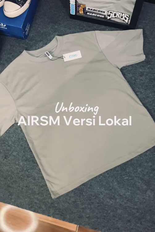 Unboxing airsm lokal brand #novoidminds #eazy #kaosoversize #localbrand #outfitideas 