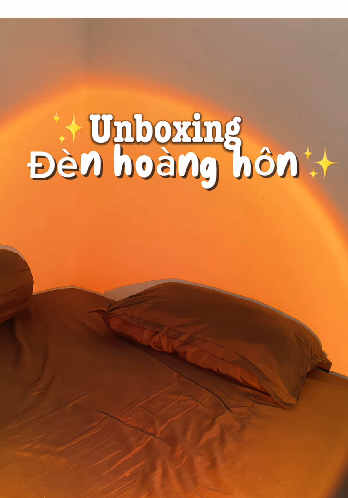 Đèn hoàng hôn zá hạt 🌰 mà ok lắm nè #review #unboxing #denhoanghon #denngudecor 