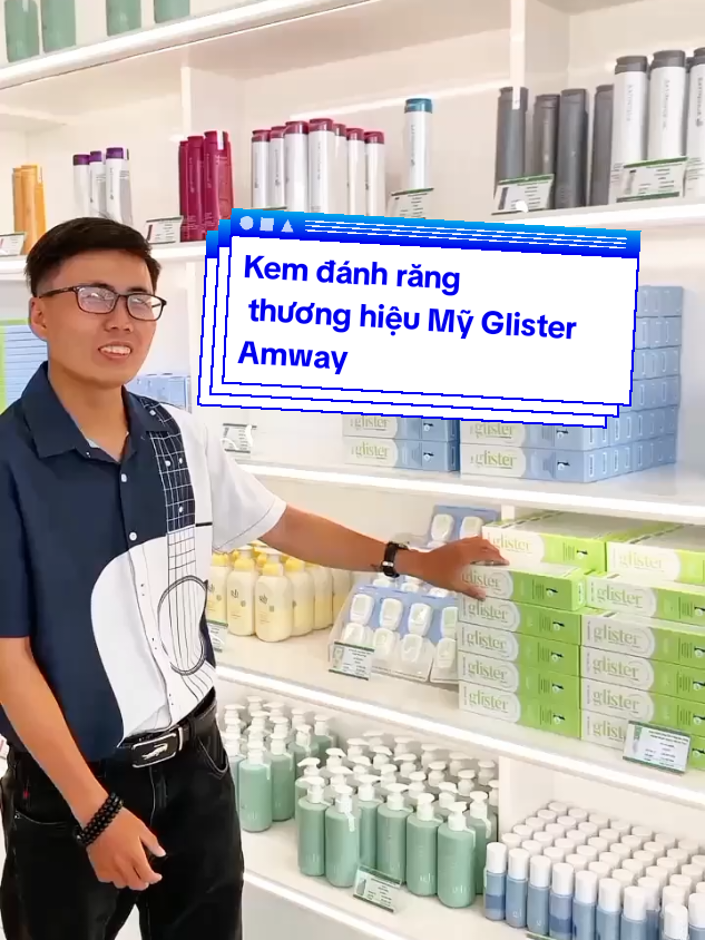 Kem đánh răng thương hiệu Mỹ Glister có 2 hương là gồm: Bạc Hà và Trà Trắng có trọng lượng 200g giúp sạch và sáng răng, bảo vệ nướu, men răng, thơm miệng và không bị sâu răng...#kemGlister #glister #Amway #kemdanhrang 