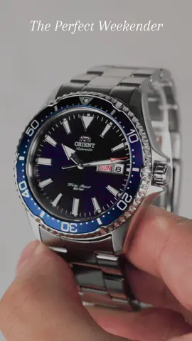 See what makes the Orient Kamasu ready to take a bite out of any occasion. Land sea or air #diver #orientwatch #wristwatch #watches 