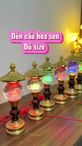 Đèn bàn thờ hoa sen đổi màu. đèn thờ đẹp tiết kiệm điện đủ size #dothocung #dotho #thocung #phatphap #dentho #denthohoasen #dothotinhan 