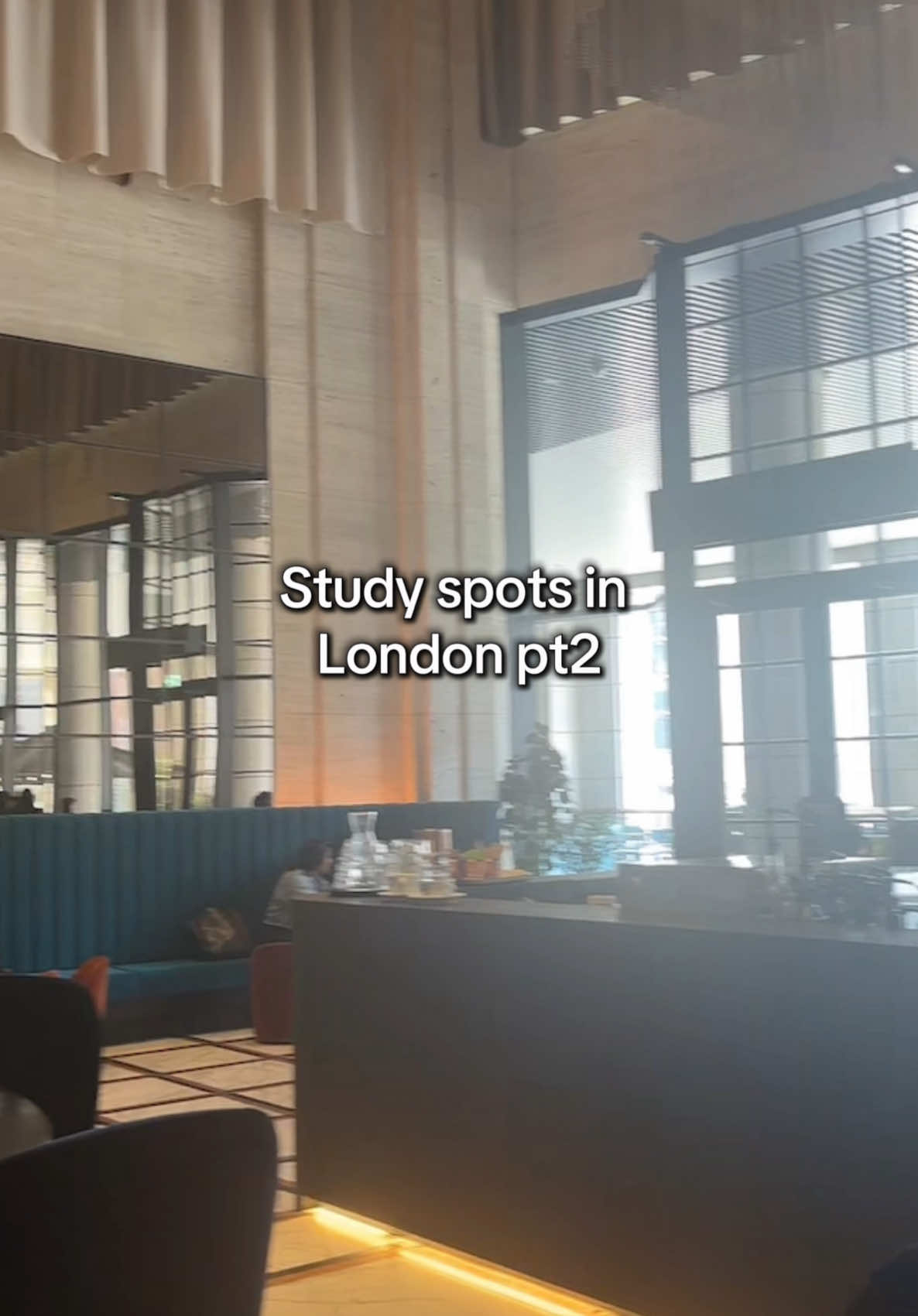 Right next to Liverpool Street station so easy to get to! #fyp #studytok #uni #london #placestostudylondon #medicalstudent #studywithme #studyspots #uklife 