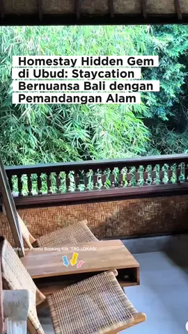 Staycation di Ubud dengan nuansa Bali yang autentik? 🌿 Guest House hidden gem ini punya pemandangan alam yang asri, suara sungai yang menenangkan, dan lokasi strategis dekat pusat Ubud! ✨ Cobain sendiri pengalaman menginap di sini! Klik 'Tag Lokasi' diatas untuk nama hotel dan booking sekarang sebelum kehabisan! #StaycationUbud #HiddenGemUbud #TravelBali 