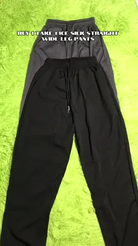 M-5XL New Summer Men's Ice Silk plain straight wide leg ✨😱 #widelegpants #summerpants #straight #pants #foryoupage #fyppppppppppppppppppppppp 