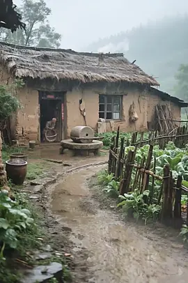 We often recall our childhood, when we lived in adobe thatched houses and experienced so much poverty and hardship. Now that conditions have improved a lot, why do we still cherish those times#Rainydays 
