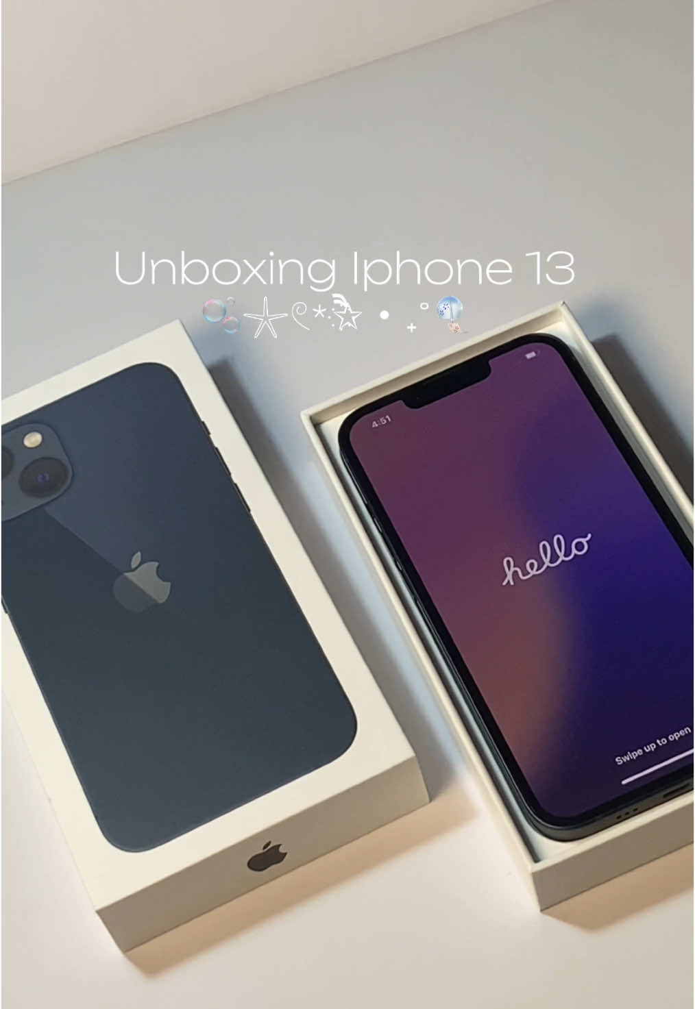unboxing Iphone 13 midnight #unboxing #iphone13 #satisfying #iphone #brandnew #apple 