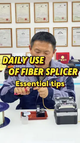 daily debug of the fiber fusion splicer #fiberoptics #fibercleaver #fibersplicing #fusionsplicer #telecomwork #fusionsplicing #stripper #FTTX #signalfire
