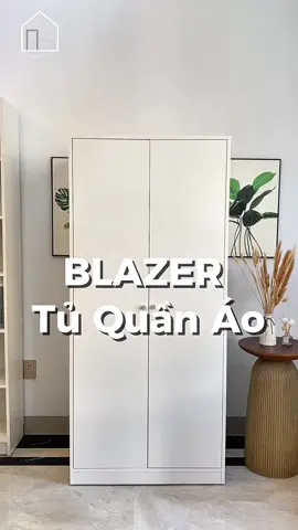 👚Tủ Quần Áo - Gọn Gàng & Tiện Dụng 👚  BLAZER, Tủ quần áo 2 cửa mở WAR_004, 79x55x176cm #ScandiHome #tuquanao #blazer #muasam 