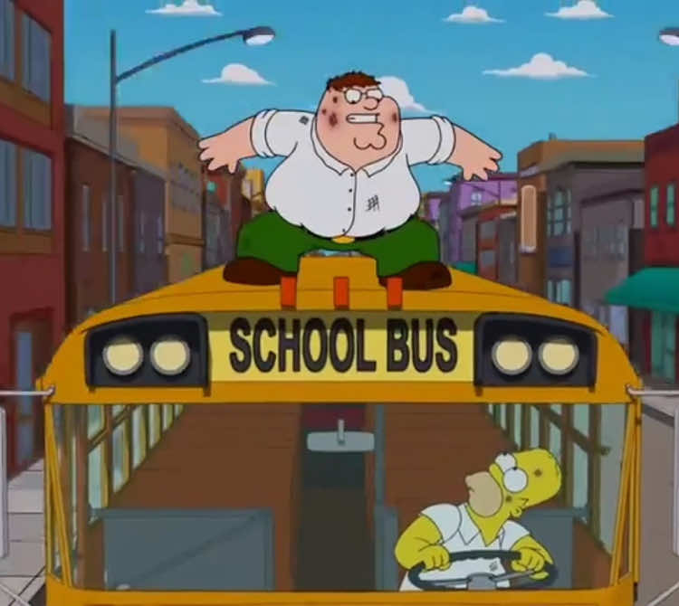 ABSOLUTE CINEMA Part 1 #familyguy #thesimpsons #petergriffin #homersimpson #petervshomer #linkinpark #intheend #funny #epic