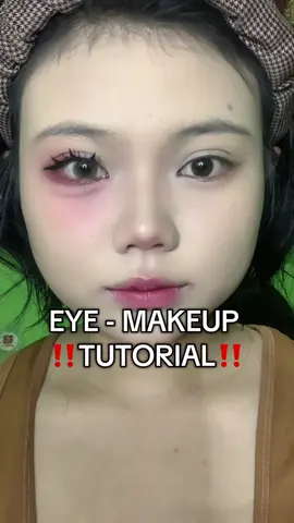 tutorial eyemakeup for cosplay / douyin, anw maaff kalo semisal kurang jelasss, aku ga bisa kasi tutor sebenernya 😭😭😭🫵🏻  ‼️product i use‼️ 💗eyeshadow pallete @PinkFlash Indonesia yang 02 💗eyeliner pinkflash juga yg tutup pink  💗 latulipe foundi stick shade 02 @La Tulipe Cosmetiques  💗 bulu matanya ada di keranjang kuninggg 💗 softlens newbluck - golden olive (minus 2,75) 