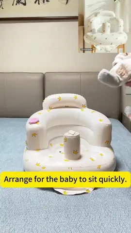 Infant learning chair inflatable sofa baby learning to sit practice sitting back support training seat # baby practice sitting chair # baby learning seat # baby seat sofa # children's seat