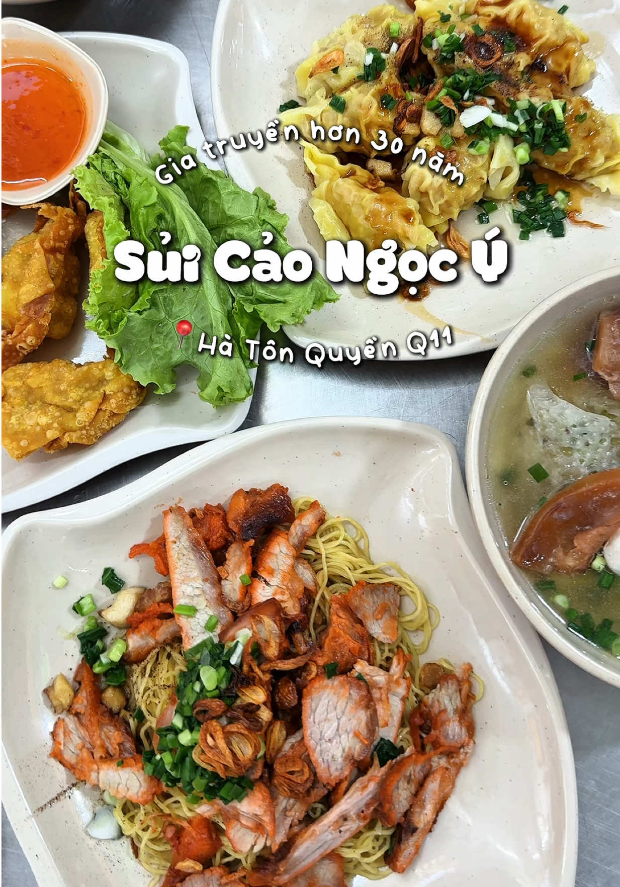 Hỏi 10 người 9 người khen là biết sủi cảo ở đây như thế nào rồi đó 👍 #suicaongocy #tienkitchen #suicao #monannguoihoa #suicaohatonquyen #quanngonsaigon #reviewanngon 