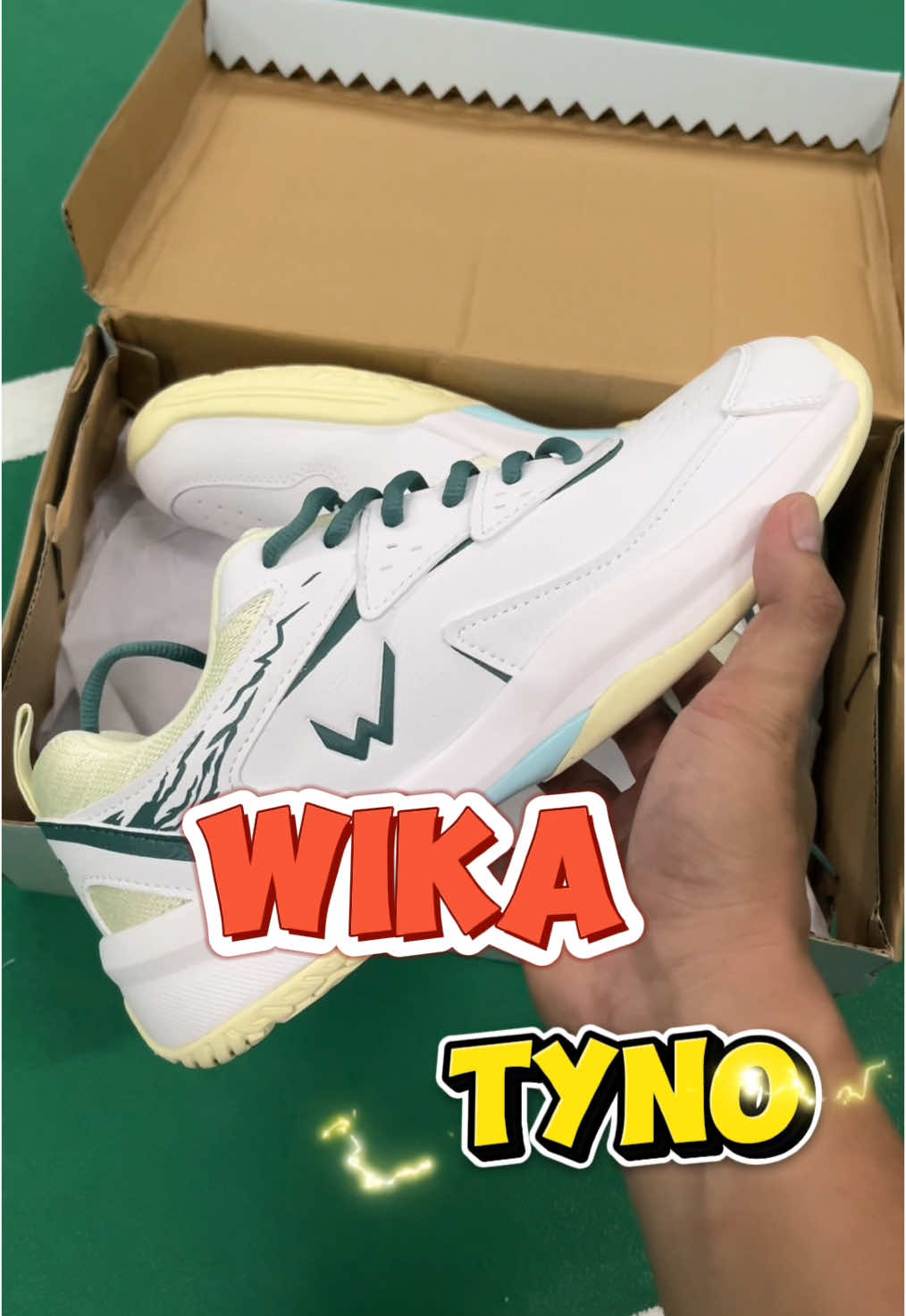 Trải nghiệm giày Wika Tyno #chubapreview #LearnOnTikTok #xuhuong #sportsontiktok #badminton #wikatyno 