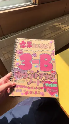 キラキラ可愛いから見て🥹🩷 シール天才✨✨ #LJK #カウントダウンノート #キラキラ #ljkブランド #高三#札幌 #商業 